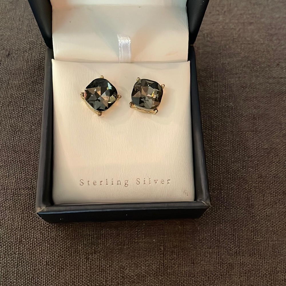 Grey-Black Stones set in gold overlay